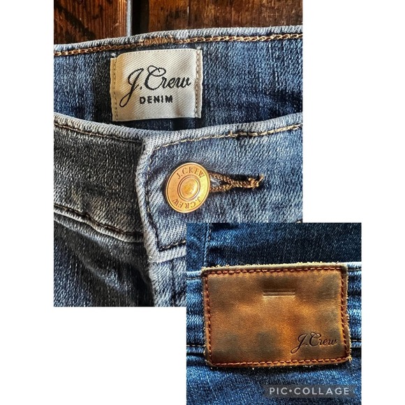 J Crew Certified Factory  Vintage Straight High Rise Womens Denim Blue Jeans 30 - Picture 7 of 11